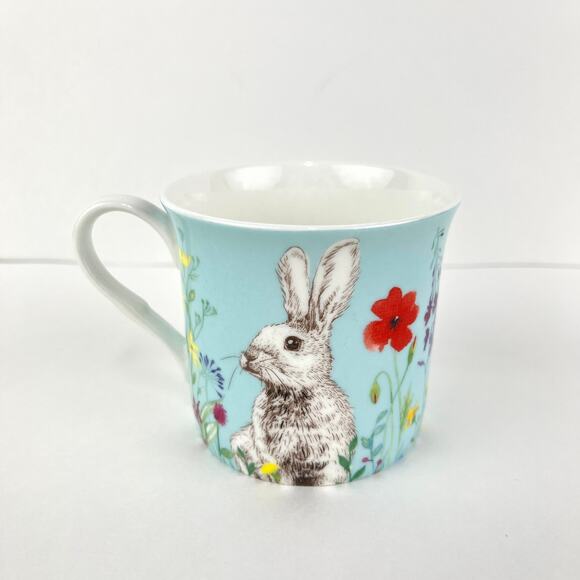Stechcol Gracie Bone China Mug Forest Bunny - Picture 1 of 7